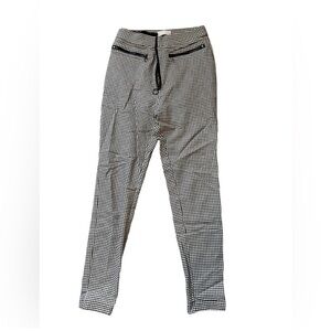 Urban Outfitters Black White Gingham Skinny Pants Punk Checkered Size 4